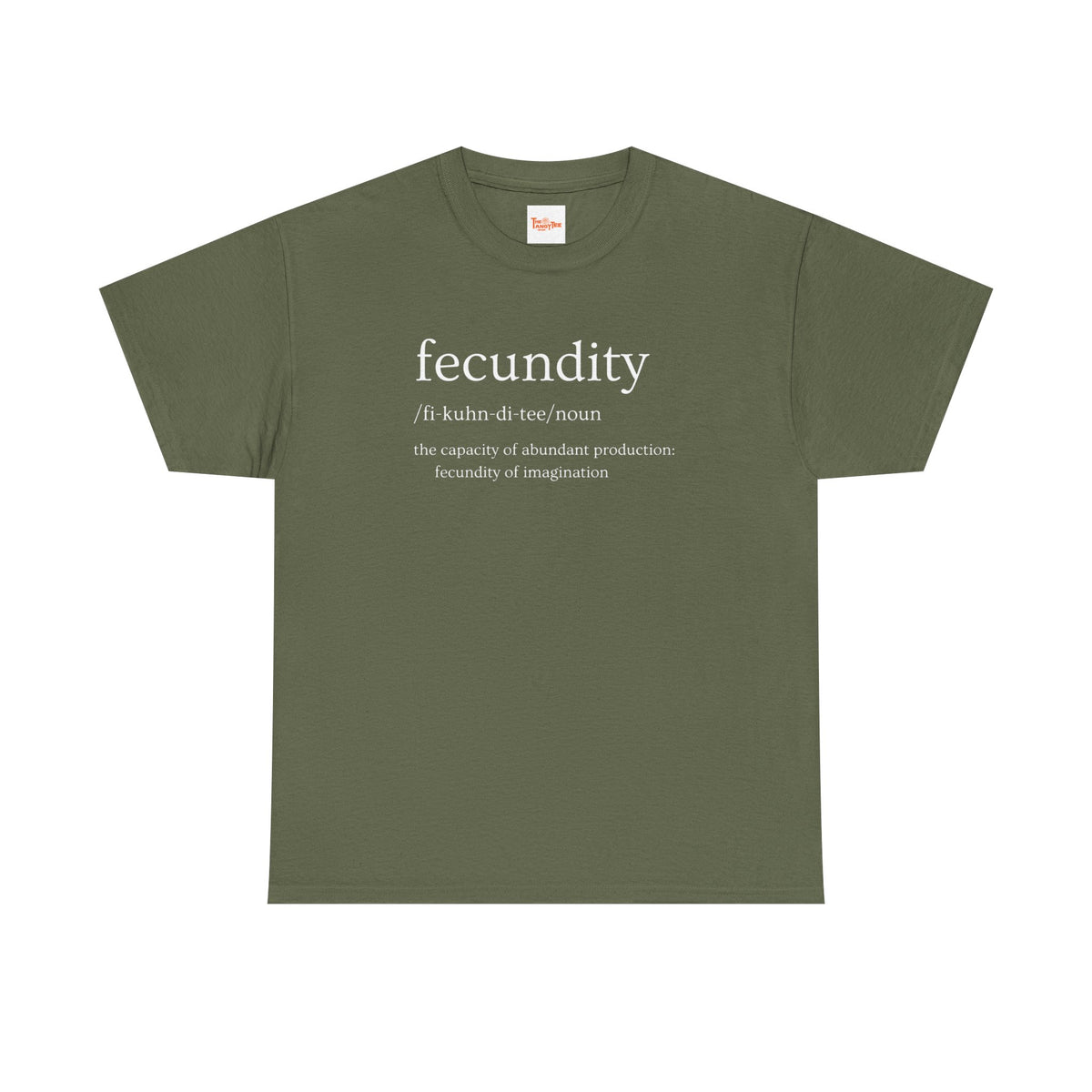 Fecundity Definition T-Shirt — Botanical Growth Graphic Tee