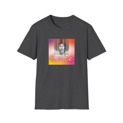 Fierce Multicolor Afro Black Woman T-Shirt