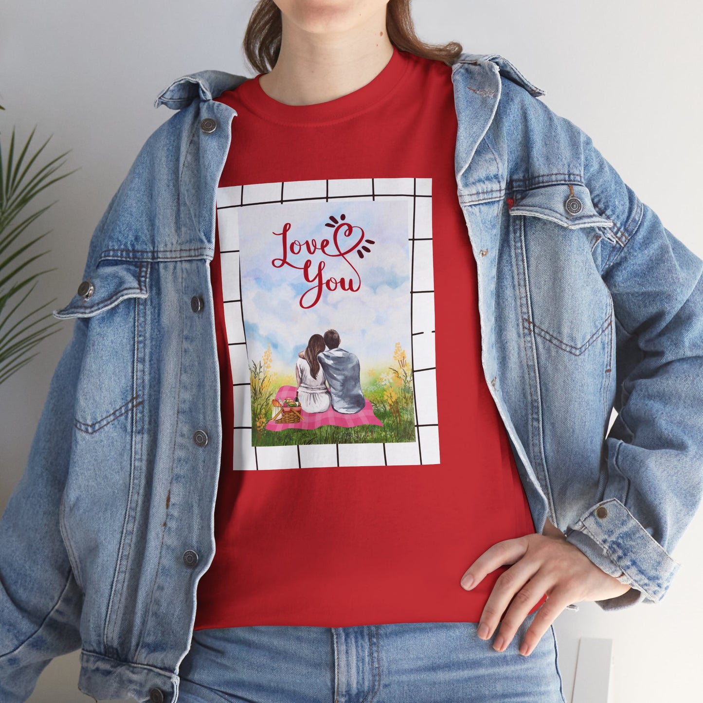 Love You Couple Picnic Tee