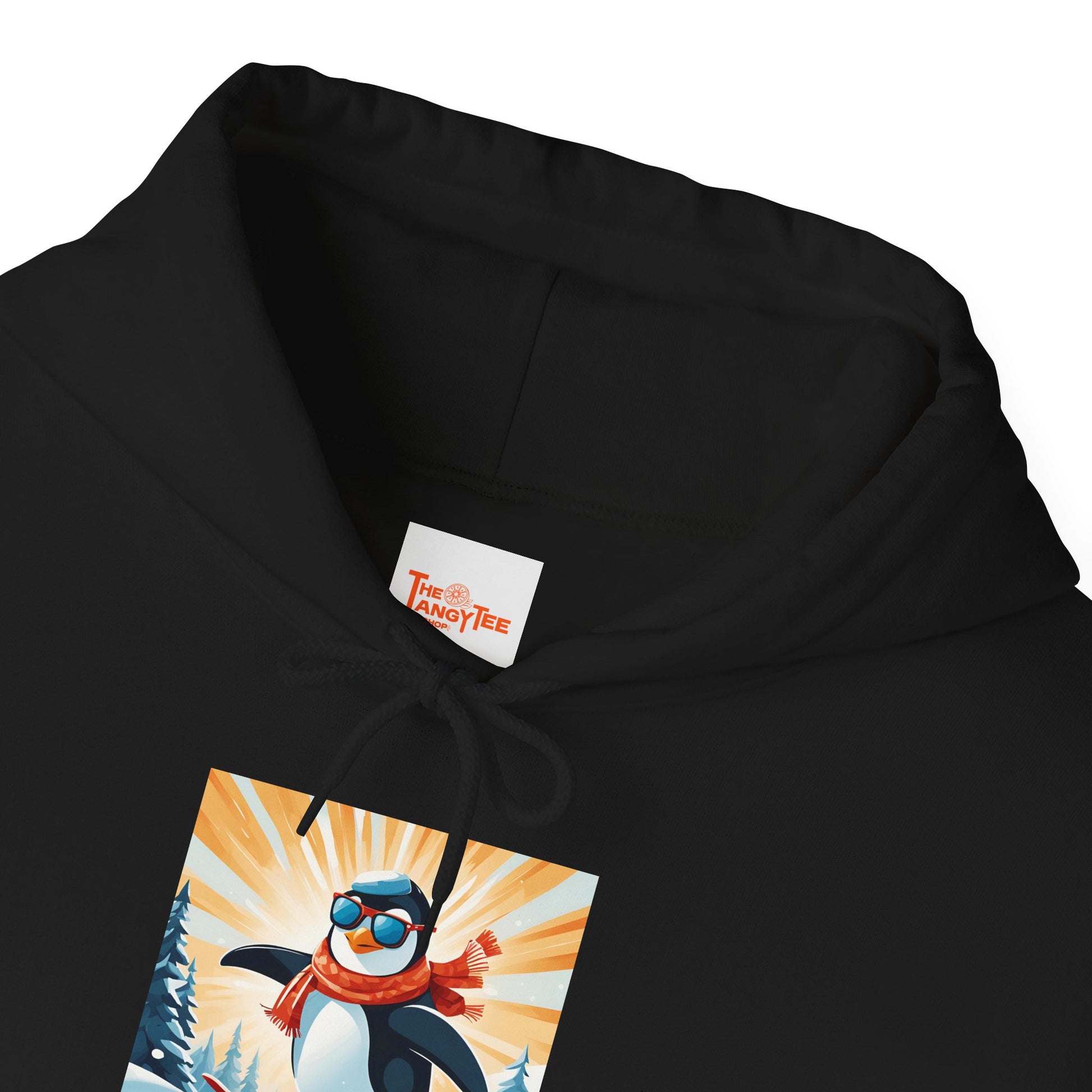 Hooded Sweatshirt Winter Wonderland Penguin