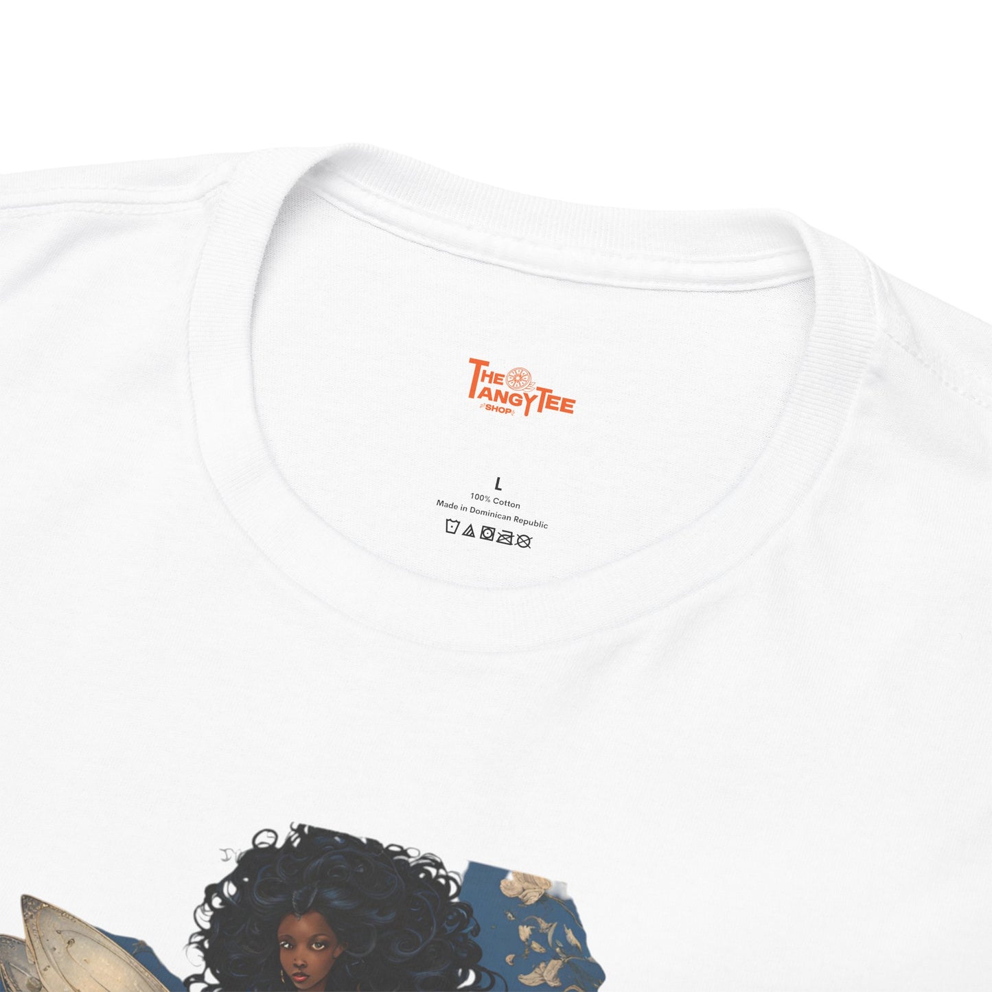 Black Fairy Blue Dress Tee