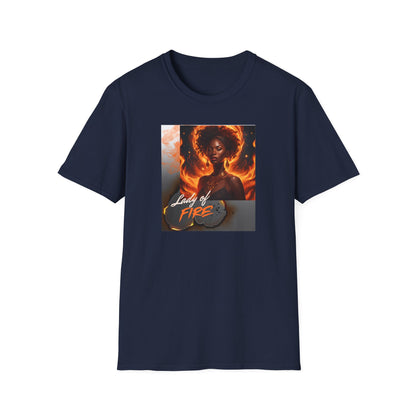 Fire Element Unisex T-Shirt - Lady of Fire Graphic