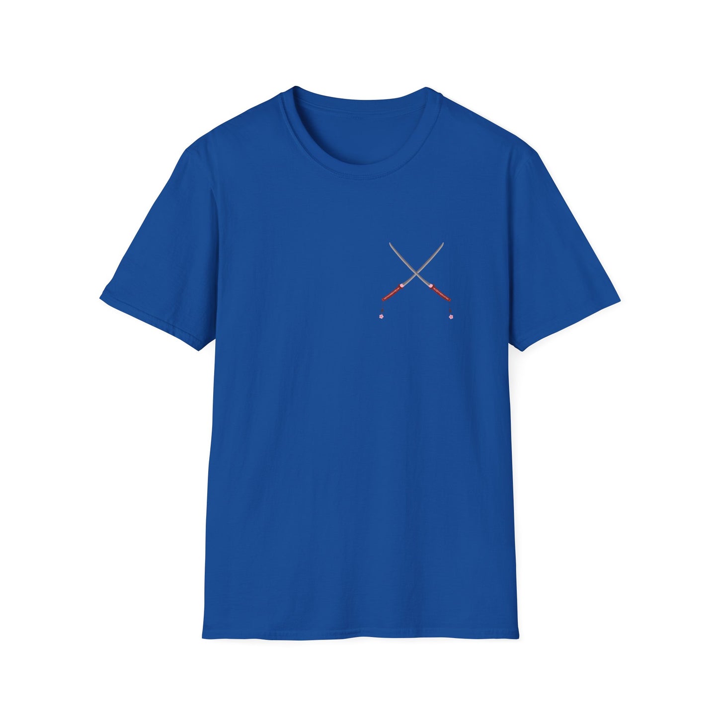 Ninja Graphic Unisex T-Shirt with Japanese Symbol for Good Luck