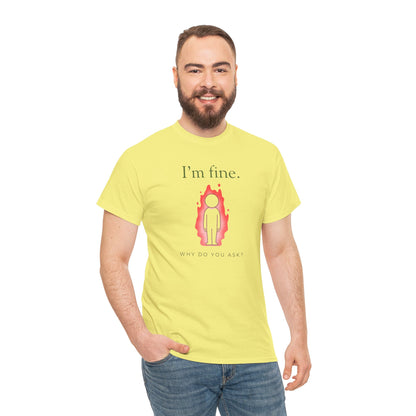 Graphic Man on Fire Unisex Tee
