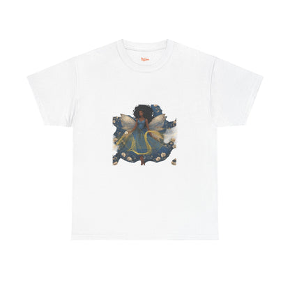 Black Fairy Blue Dress Tee