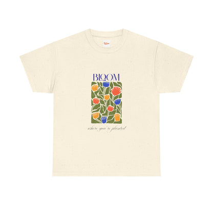 Floral Tee - Bloom Where You're Planted