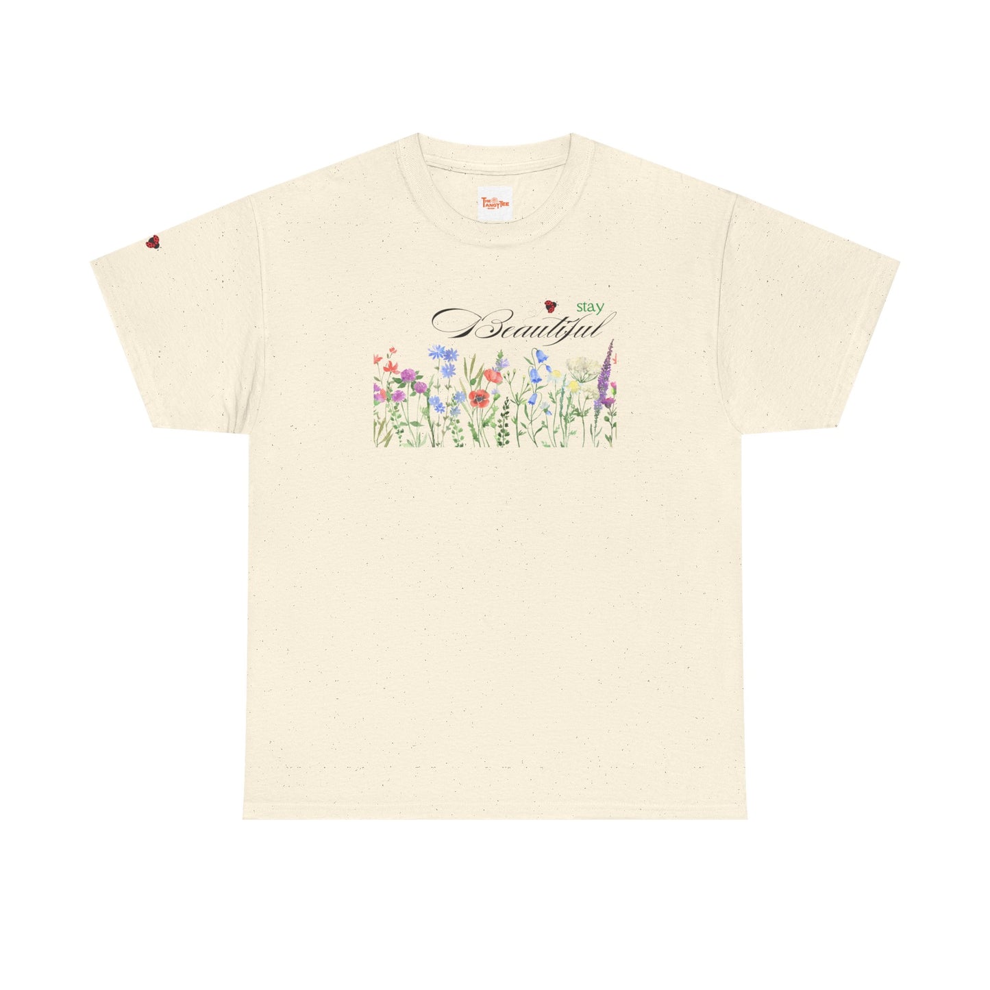 Floral Graphic Unisex Tee - Stay Beautiful Design