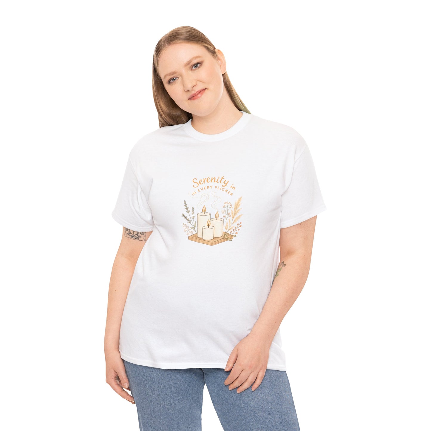 Serenity Candle Cotton Tee