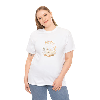 Serenity Candle Cotton Tee