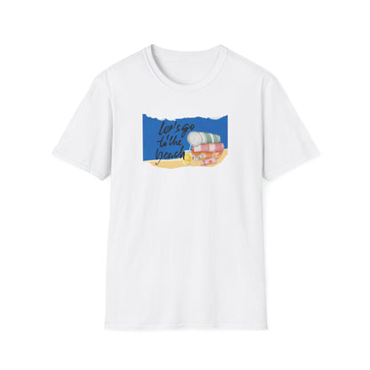 Beach Day T-Shirt — "Let's Go to the Beach" with Towels & Lemonade Graphic