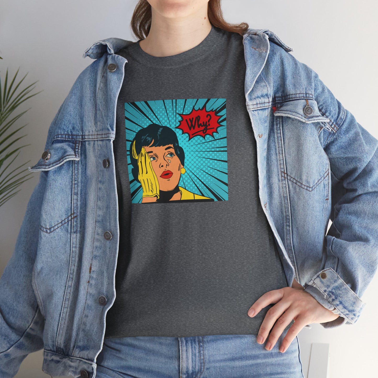 Comic Book Damsel Unisex Tee - Asking Why