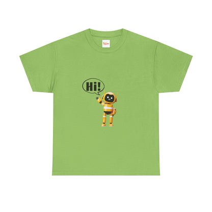 Robot Hi Graphic Tee
