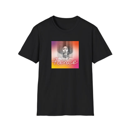Fierce Multicolor Afro Black Woman T-Shirt
