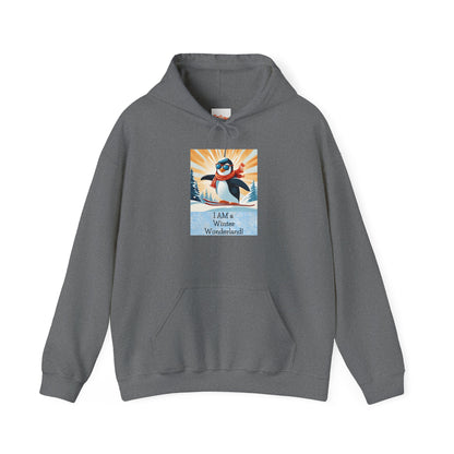 Hooded Sweatshirt Winter Wonderland Penguin