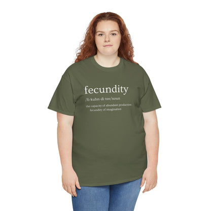 Fecundity Definition T-Shirt — Botanical Growth Graphic Tee