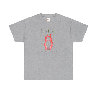 Graphic Man on Fire Unisex Tee