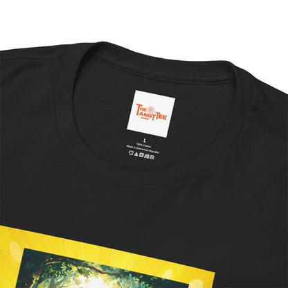 Anime Girl and White Wolf Graphic Tee