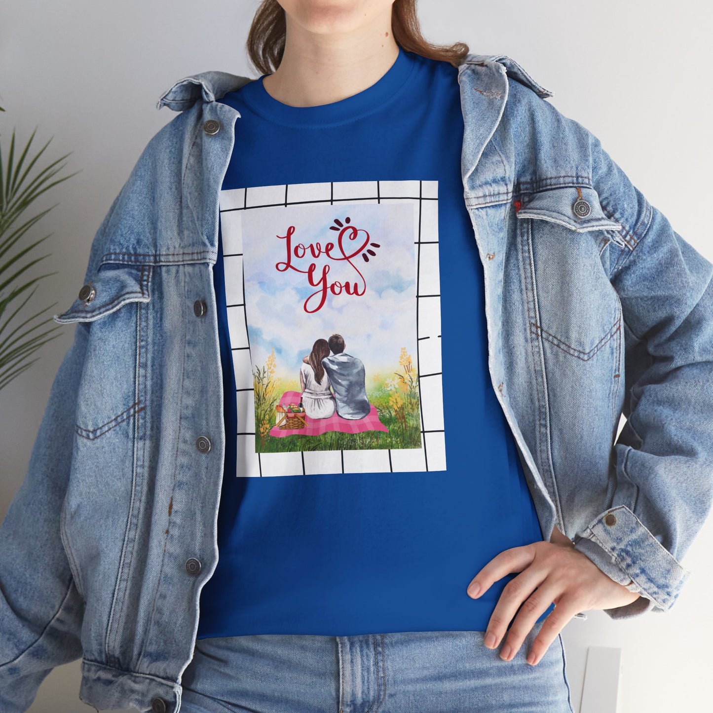 Love You Couple Picnic Tee