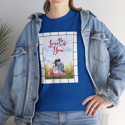 Love You Couple Picnic Tee