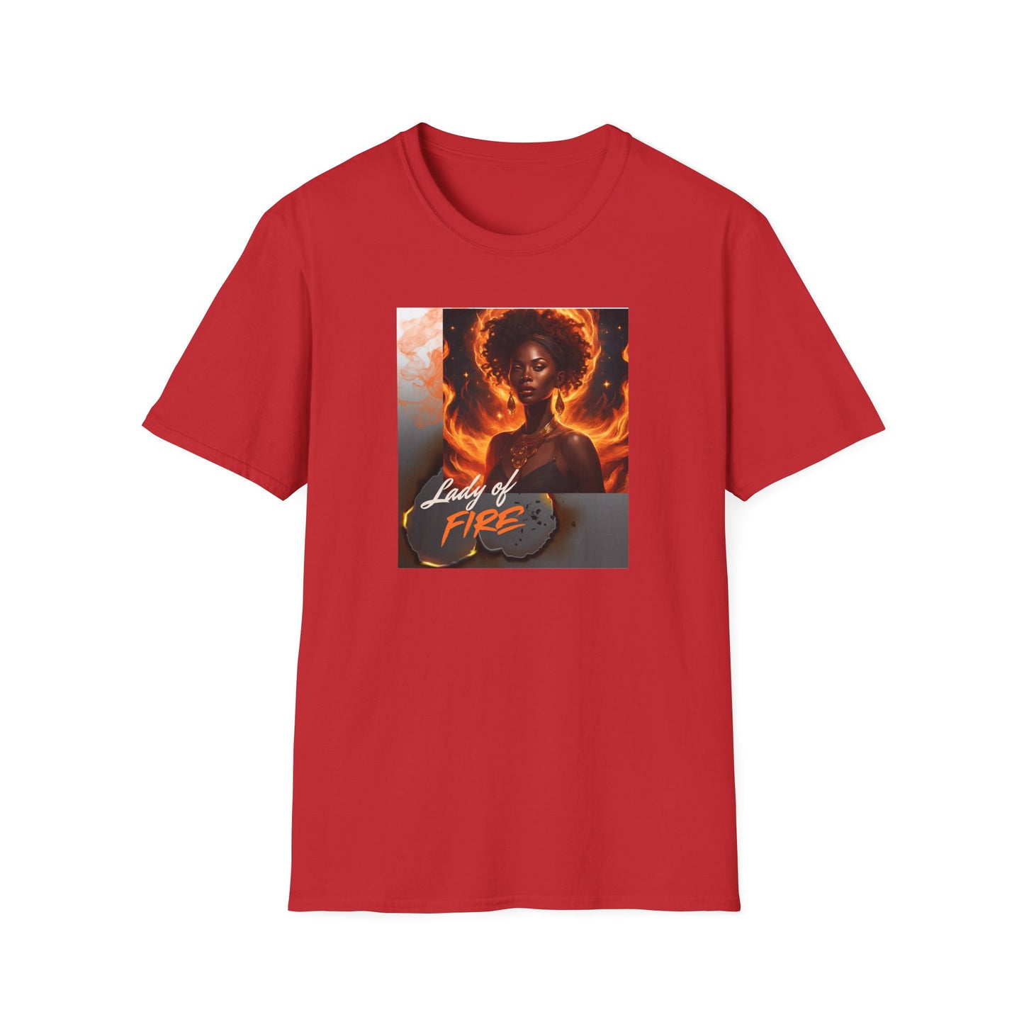 Fire Element Unisex T-Shirt - Lady of Fire Graphic