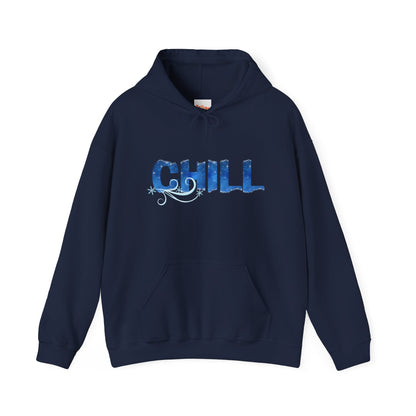 Chill Snowy Letters Hoodie