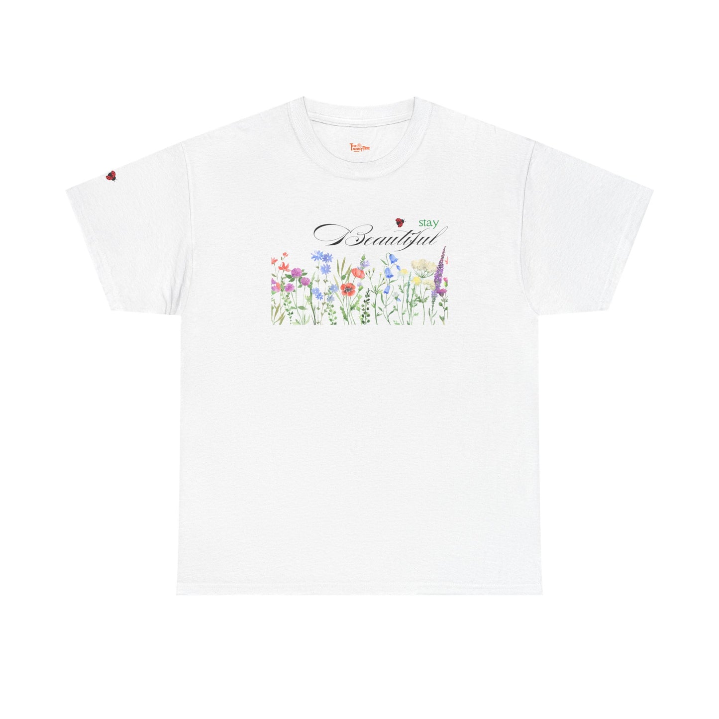 Floral Graphic Unisex Tee - Stay Beautiful Design