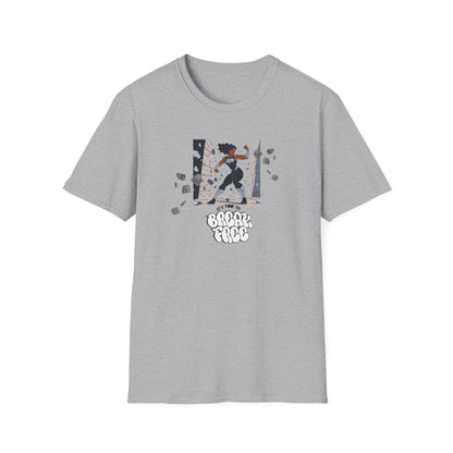Black Superheroine 'It's Time to Break Free' T-Shirt