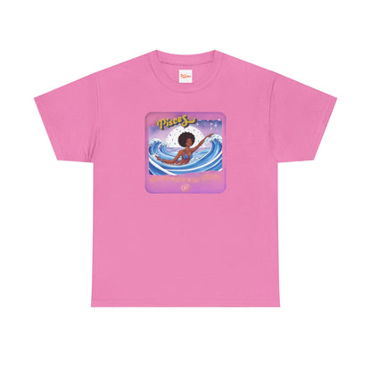 Pisces Zodiac Tee — African American Woman Swimming Graphic with Pisces Traits