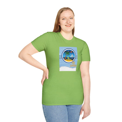 Say Hello to Summer Beach T-Shirt — Palm Tree & Beach Chair Graphic