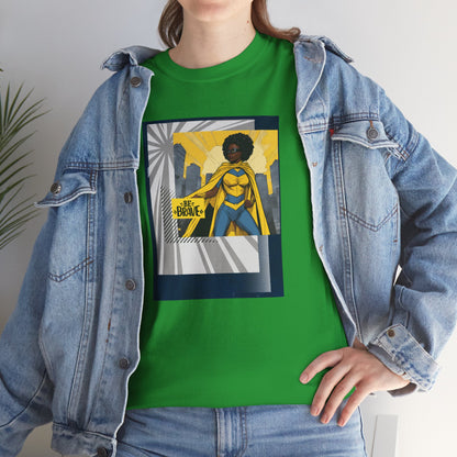Brave Black Female Superhero Tee