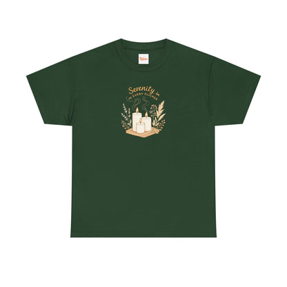 Serenity Candle Cotton Tee