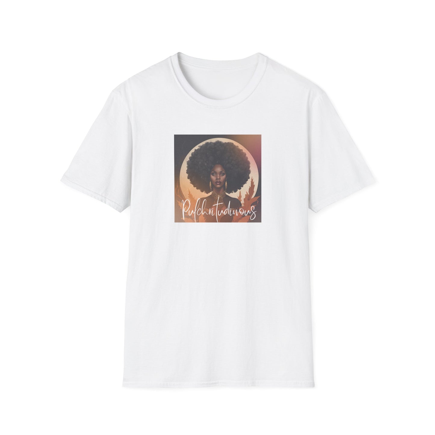 Afro Beauty Fall Leaves T-Shirt