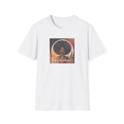 Afro Beauty Fall Leaves T-Shirt