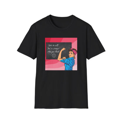 Strong Woman Graphic Unisex Softstyle T-Shirt