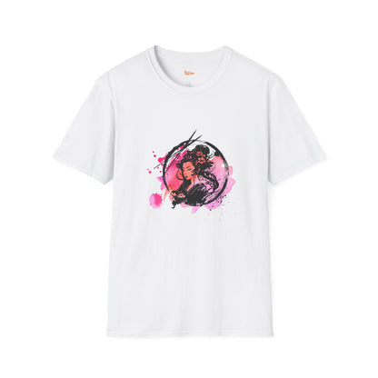 Pastel Geisha Graphic T-Shirt
