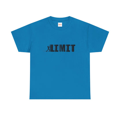 Limit Push Woman Silhouette T-Shirt — Inspirational Fitness Graphic Tee