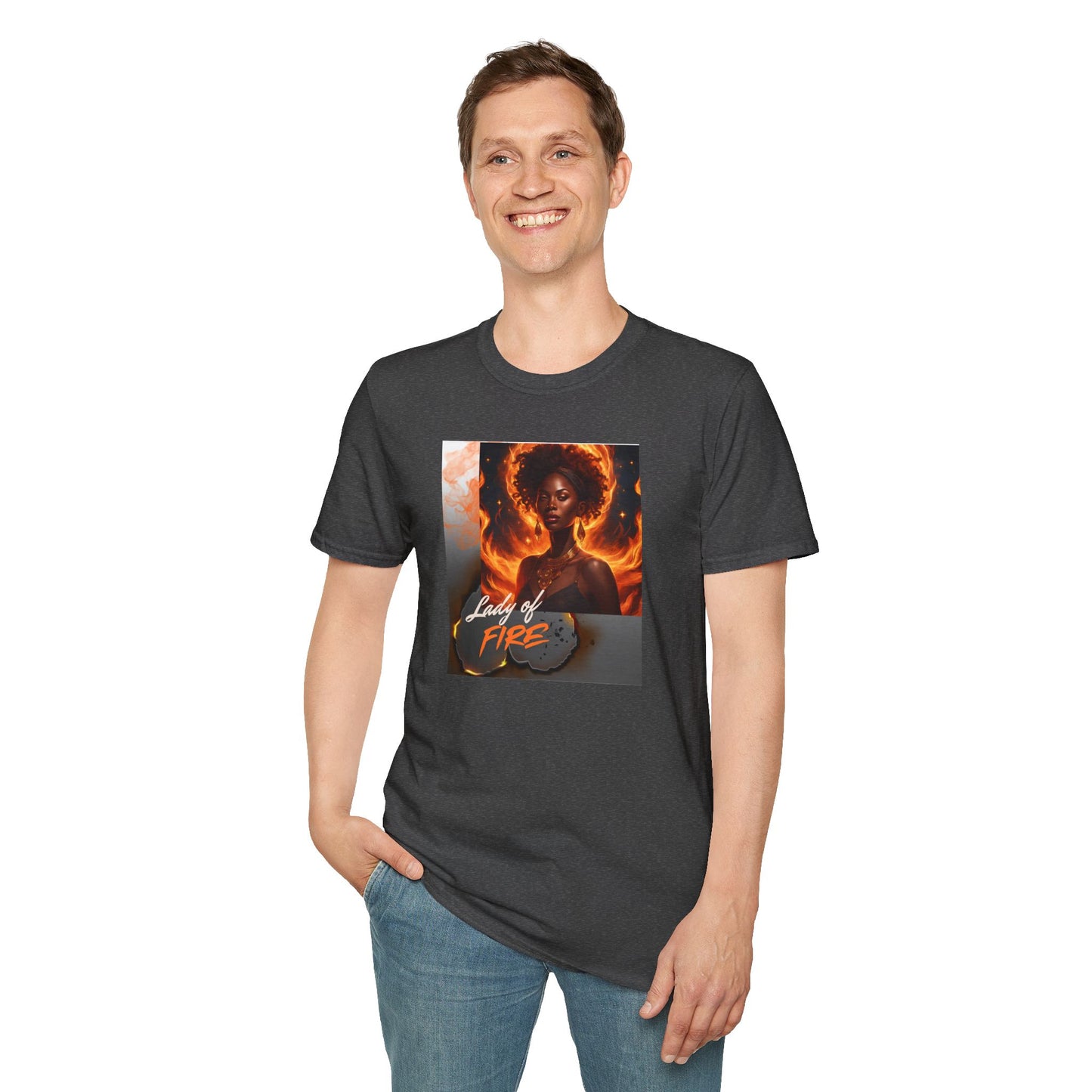 Fire Element Unisex T-Shirt - Lady of Fire Graphic