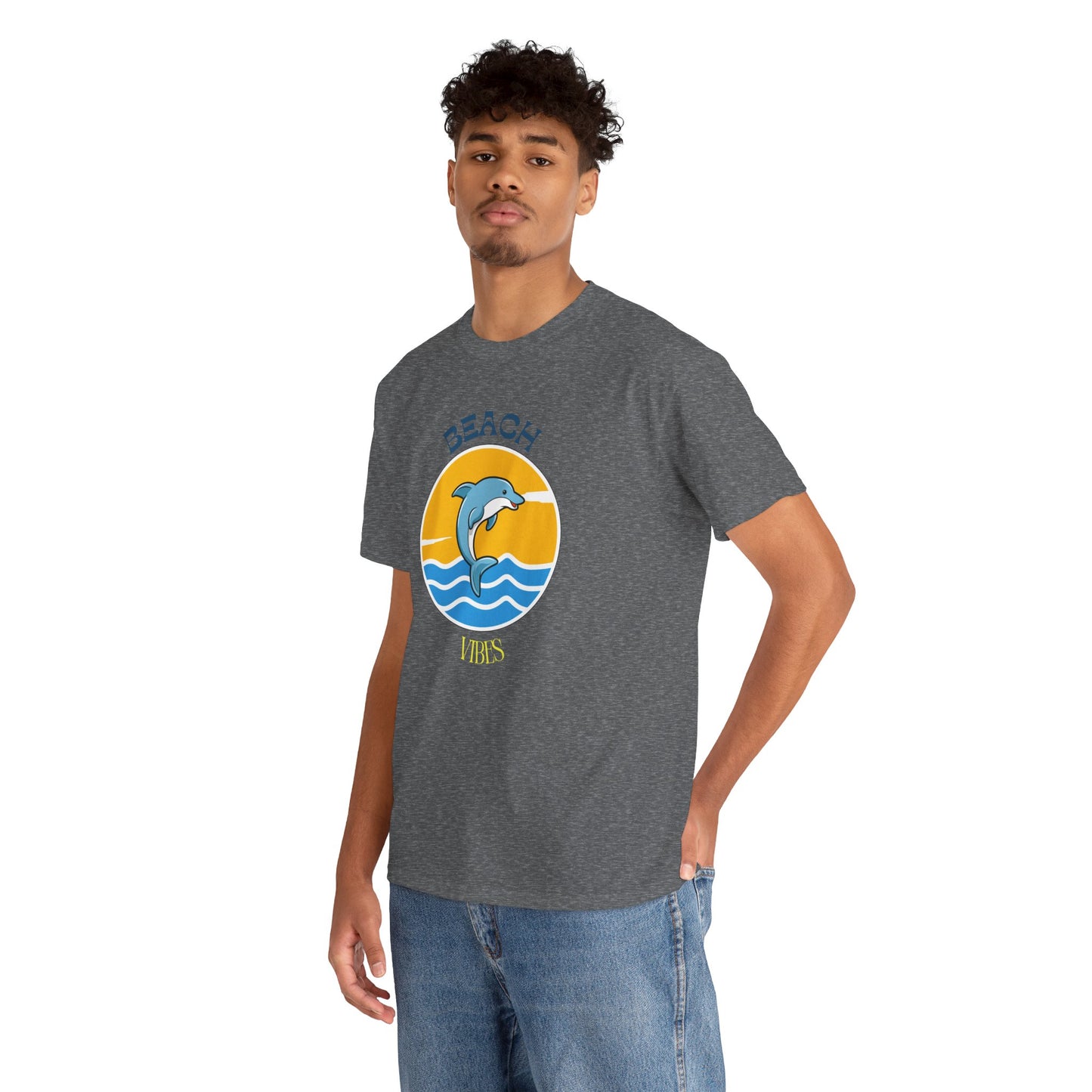Beach Vibes Dolphin T-Shirt — Sunny Ocean Graphic Tee