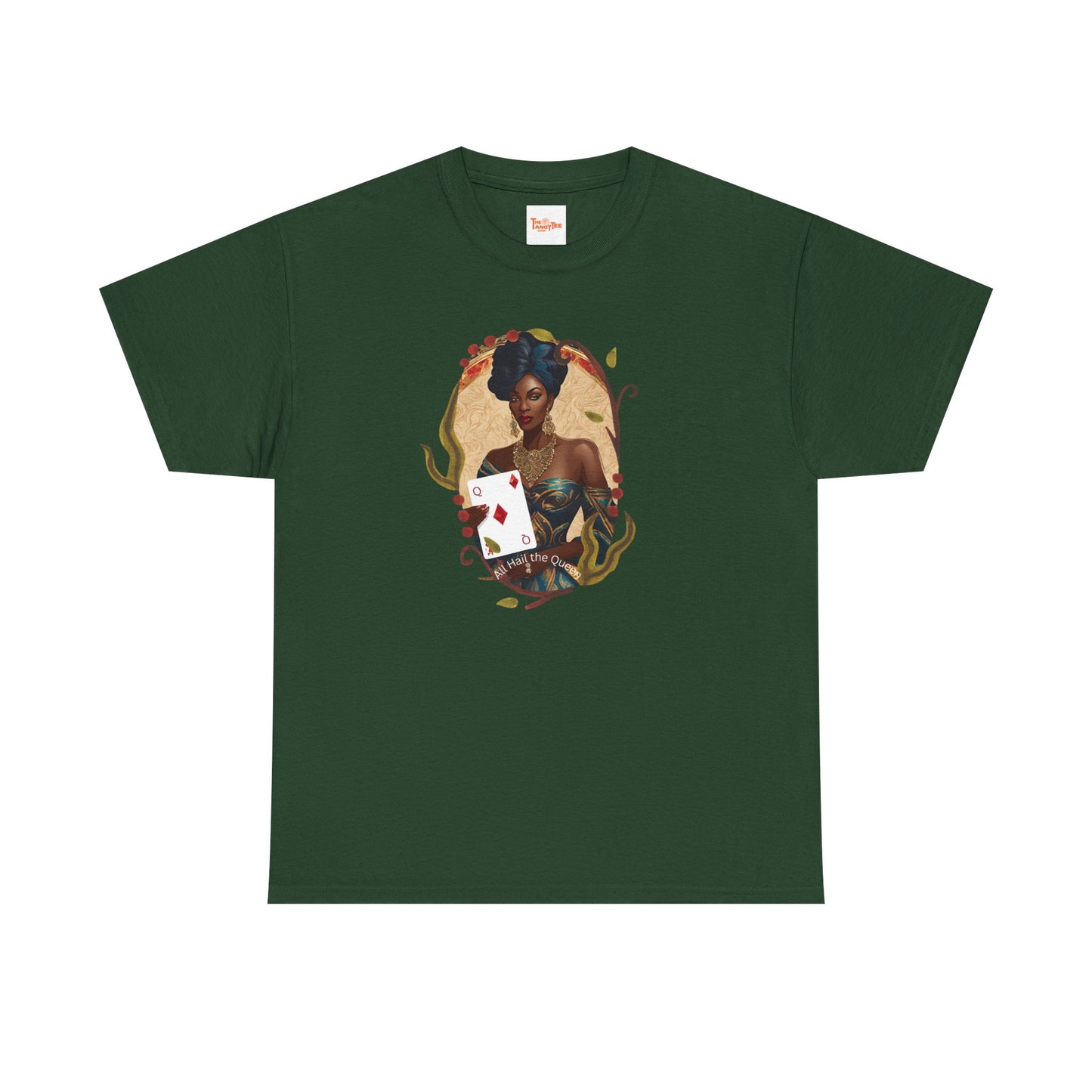 Graphic Tee - All Hail the Queen - Black Woman Playing Card Design