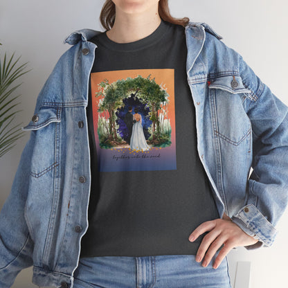 Into the Void Wedding Tee — Couple Under Arch Graphic Shirt