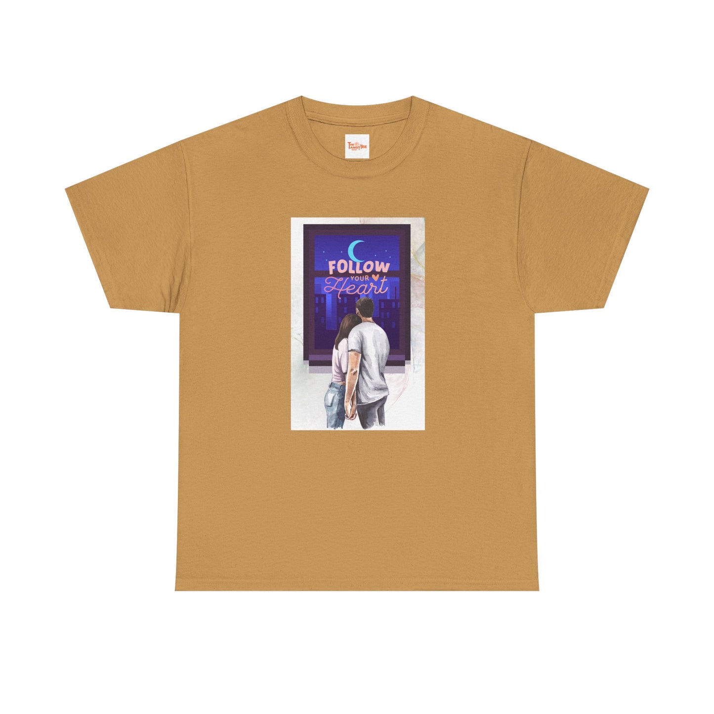 Couples Graphic Tee - Follow Your Heart Design