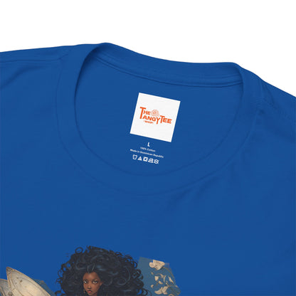 Black Fairy Blue Dress Tee