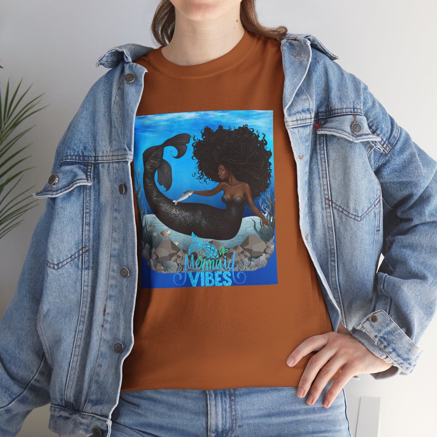 Black Mermaid Vibes Tee