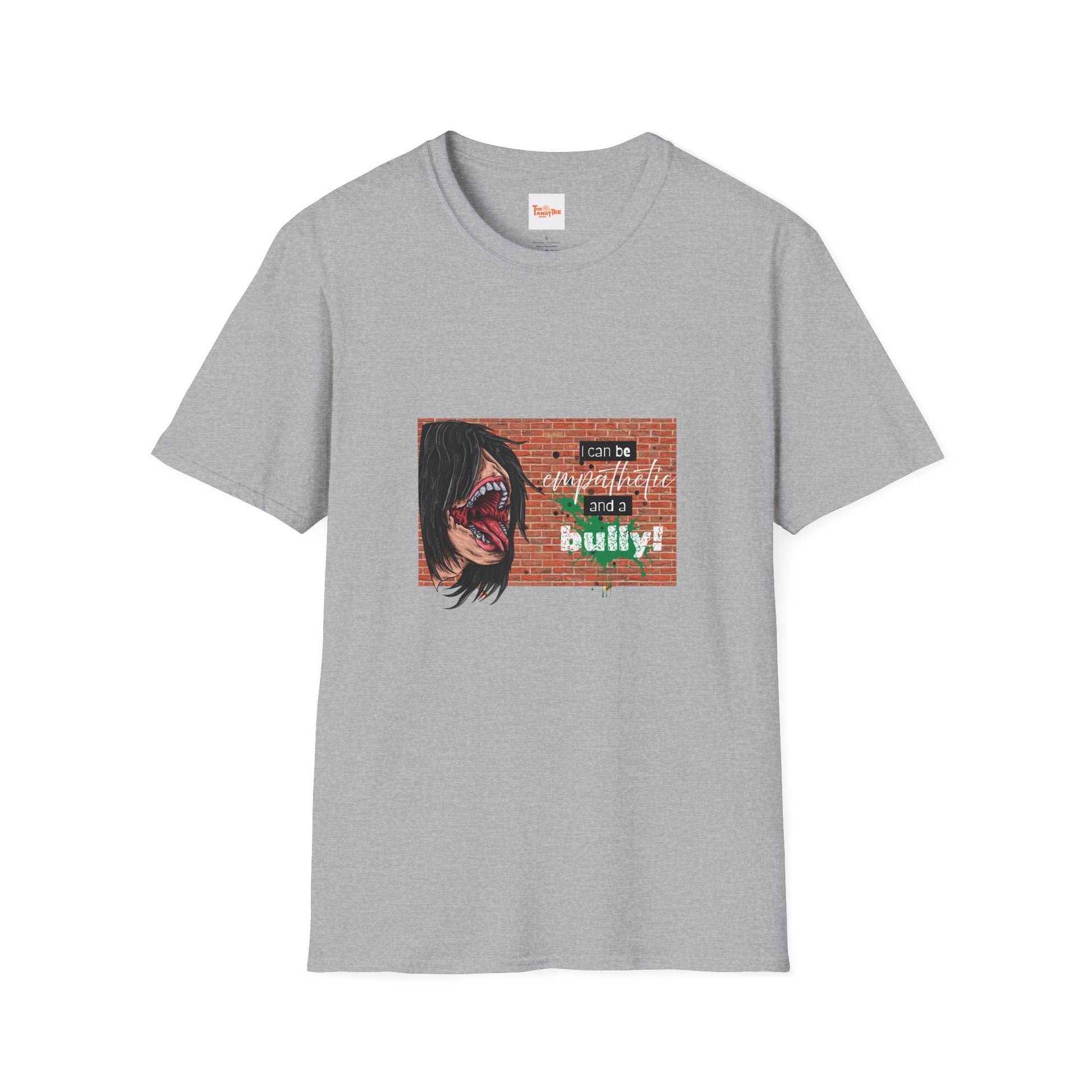 Monster Graphic Unisex T-Shirt - Empathetic and Bully Design