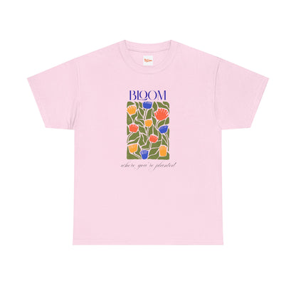 Floral Tee - Bloom Where You're Planted