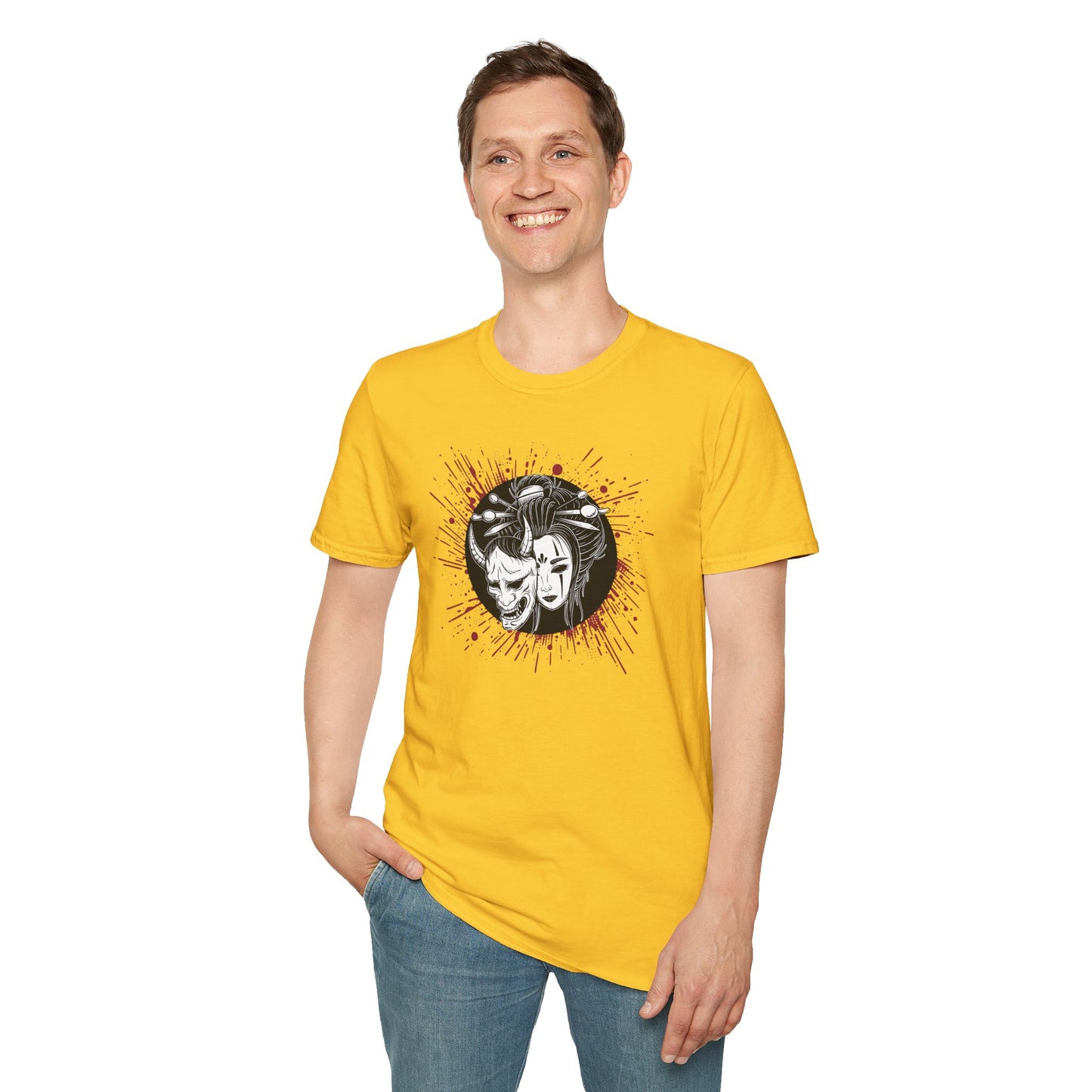 Asian Mask Graphic T-Shirt