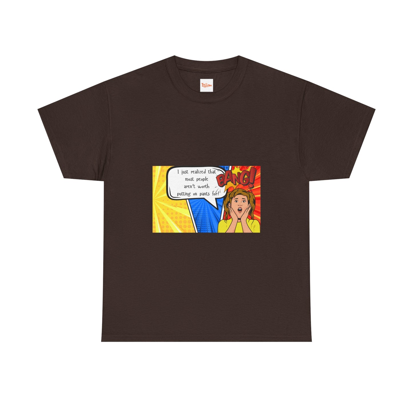 Shocked Girl Unisex Tee - I Just Realized Graphic