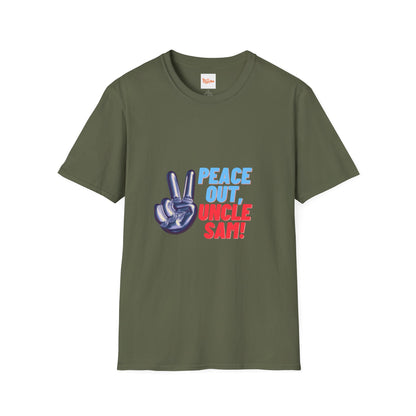 Peace Out Uncle Sam T-Shirt