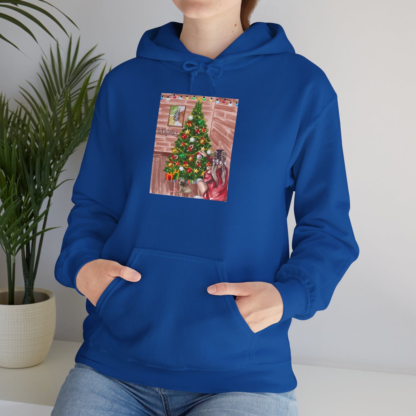Christmas Girl Hoodie Sweatshirt - Merry Christmas Graphic