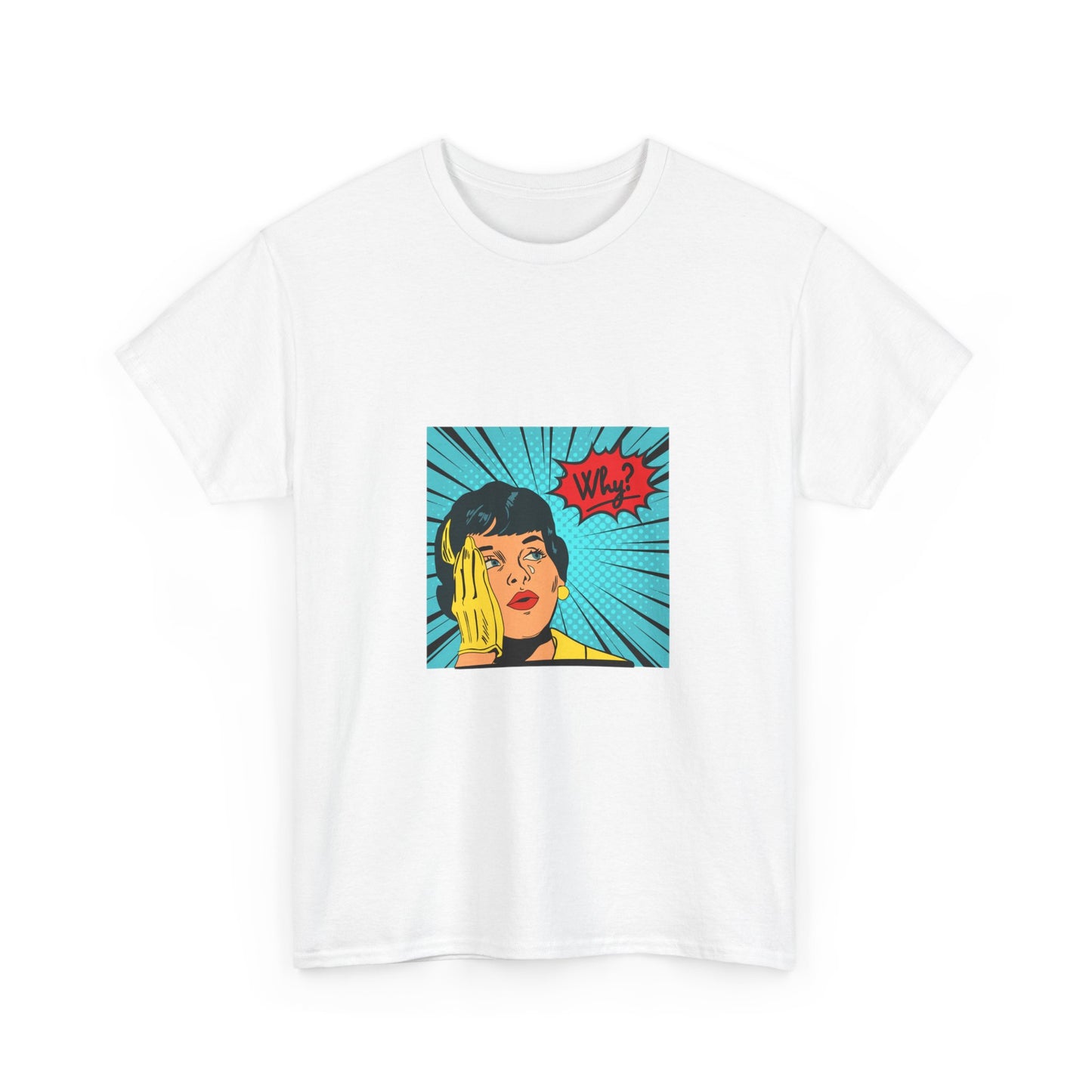 Comic Book Damsel Unisex Tee - Asking Why